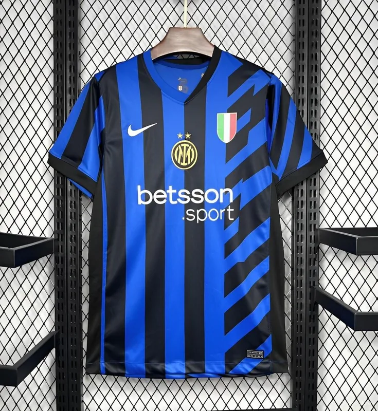 Camiseta Inter Milan 2024/25 LOCAL MANGA CORTA VERSION FAN